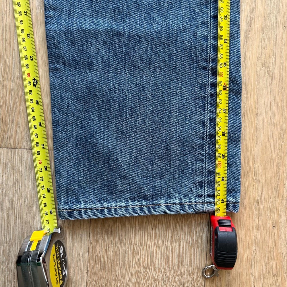 SLVRLAKE London Jeans 28 Born to Run High Rise Straight Leg Premium Denim USA - Picture 7 of 14